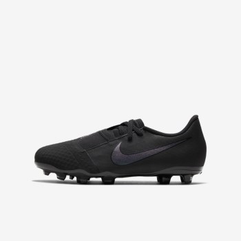 Nike Jr. Phantom Venom Academy FG - Nagyobb Gyerek Focicipő - Fekete/Fekete